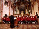 wilten boys' choir in st. rochus church, vienna