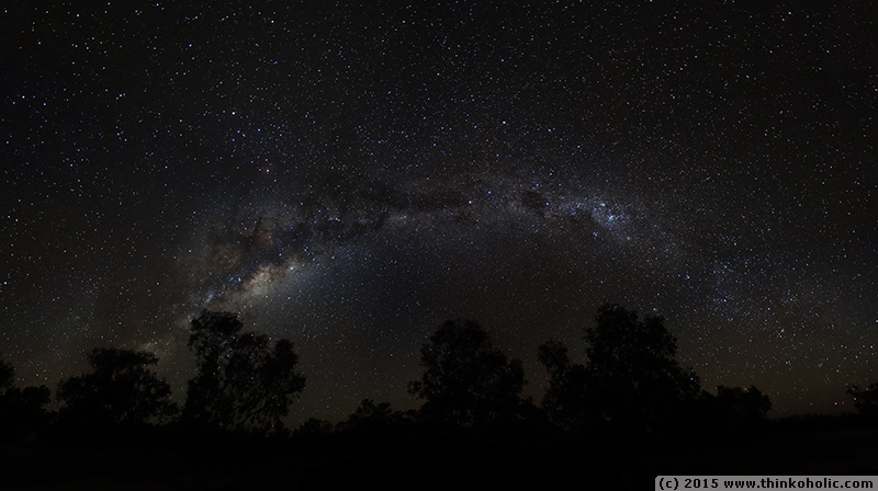 night sky panorama